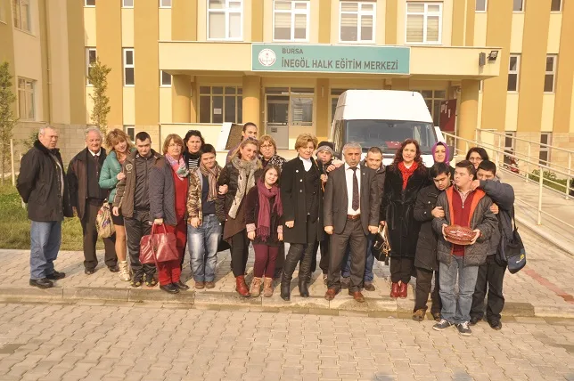 Down sendromlu öğrenciler'den HEM'e ziyaret