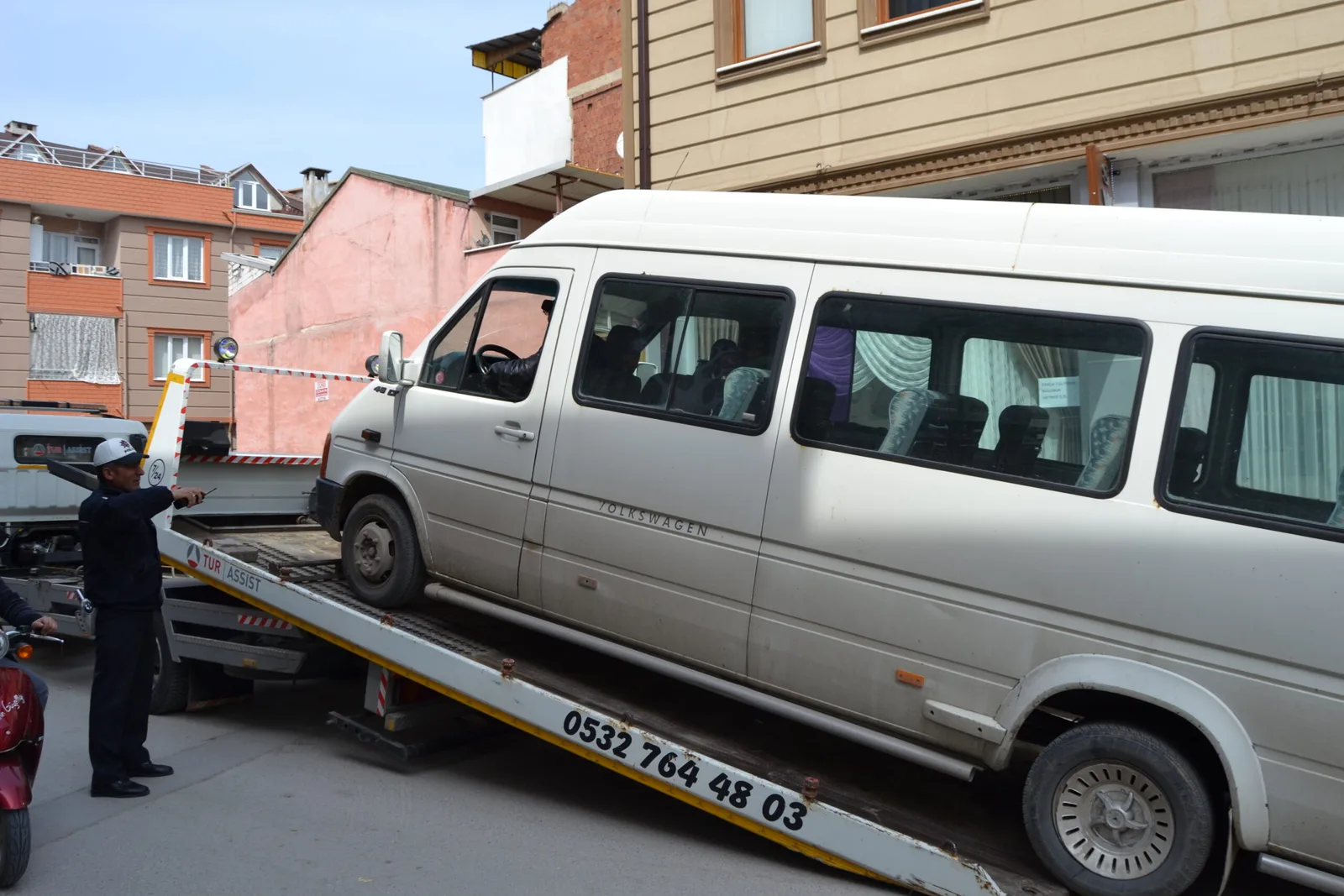 Korsan okul taşıtı trafikten 2 ay men edildi