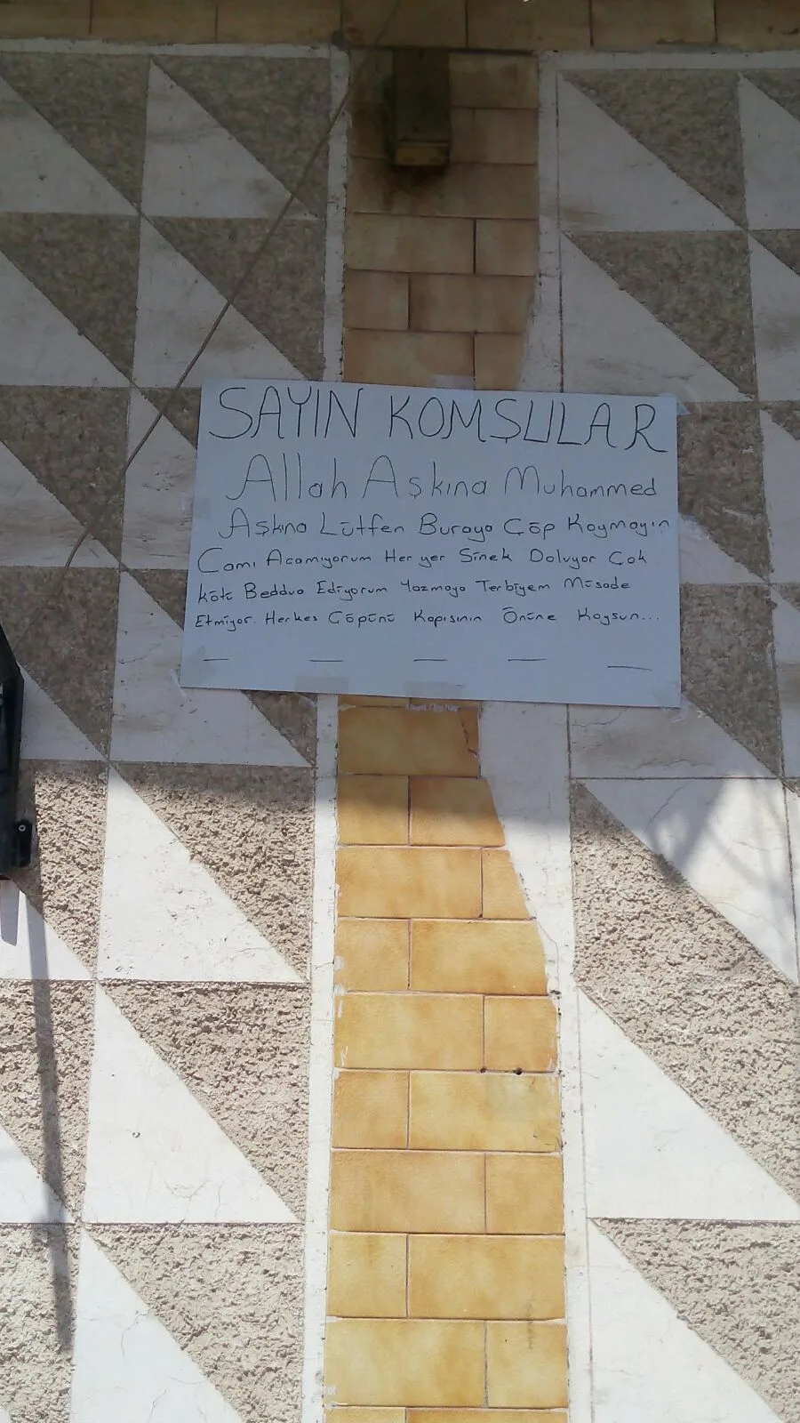 "Çok kötü beddua ediyorum"