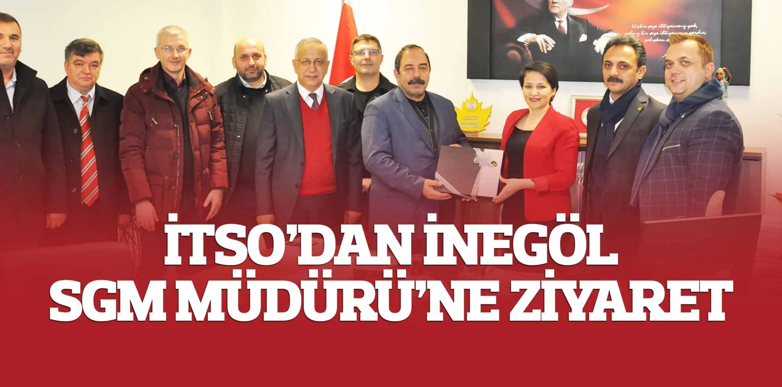 İTSO'DAN İNEGÖL SGM MÜDÜRÜ'NE ZİYARET