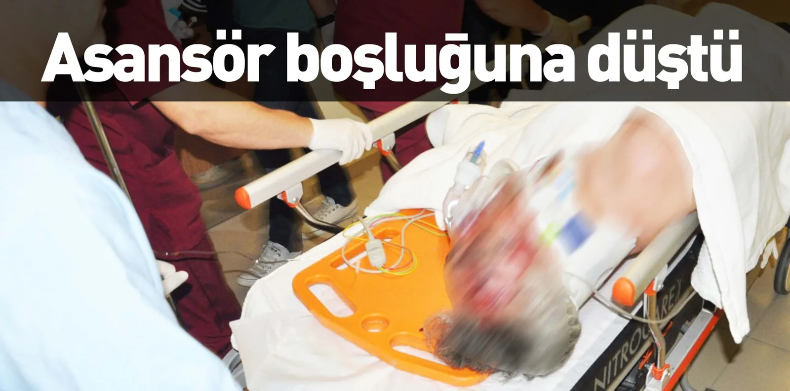 Asansör boşluğuna düştü