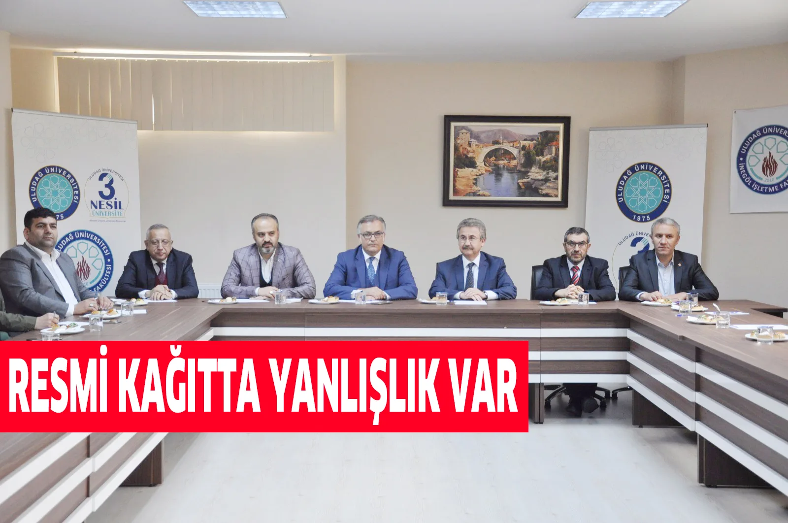 RESMİ KAĞITTA YANLIŞLIK VAR