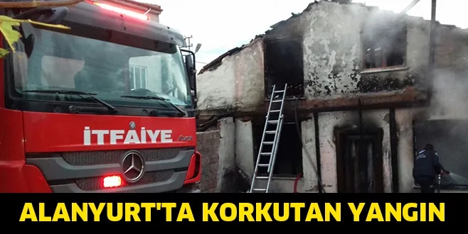 ALANYURT'TA KORKUTAN YANGIN