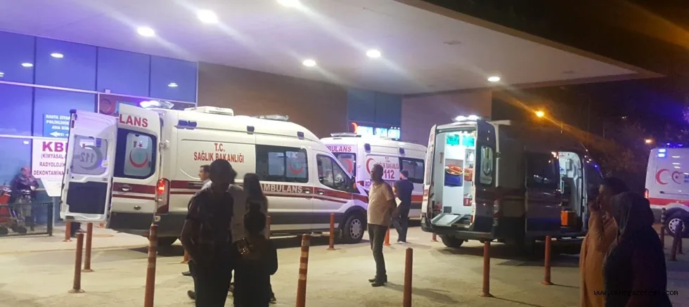 10 kişi yaralandı