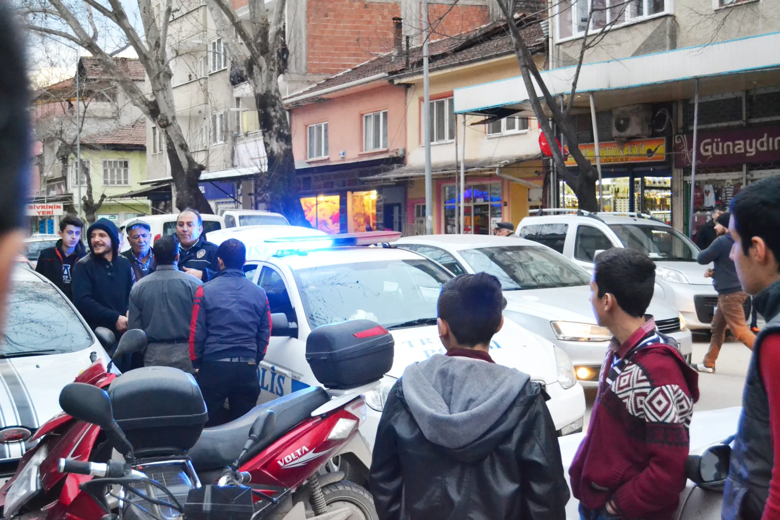Vatandaş olaya el koydu