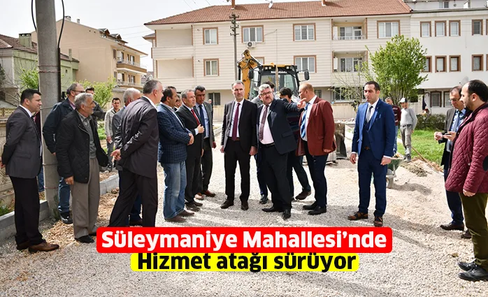 Süleymaniye Mahallesi’nde hizmet atağı sürüyor