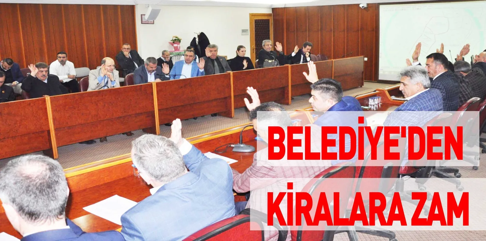 BELEDİYE'DEN KİRALARA ZAM