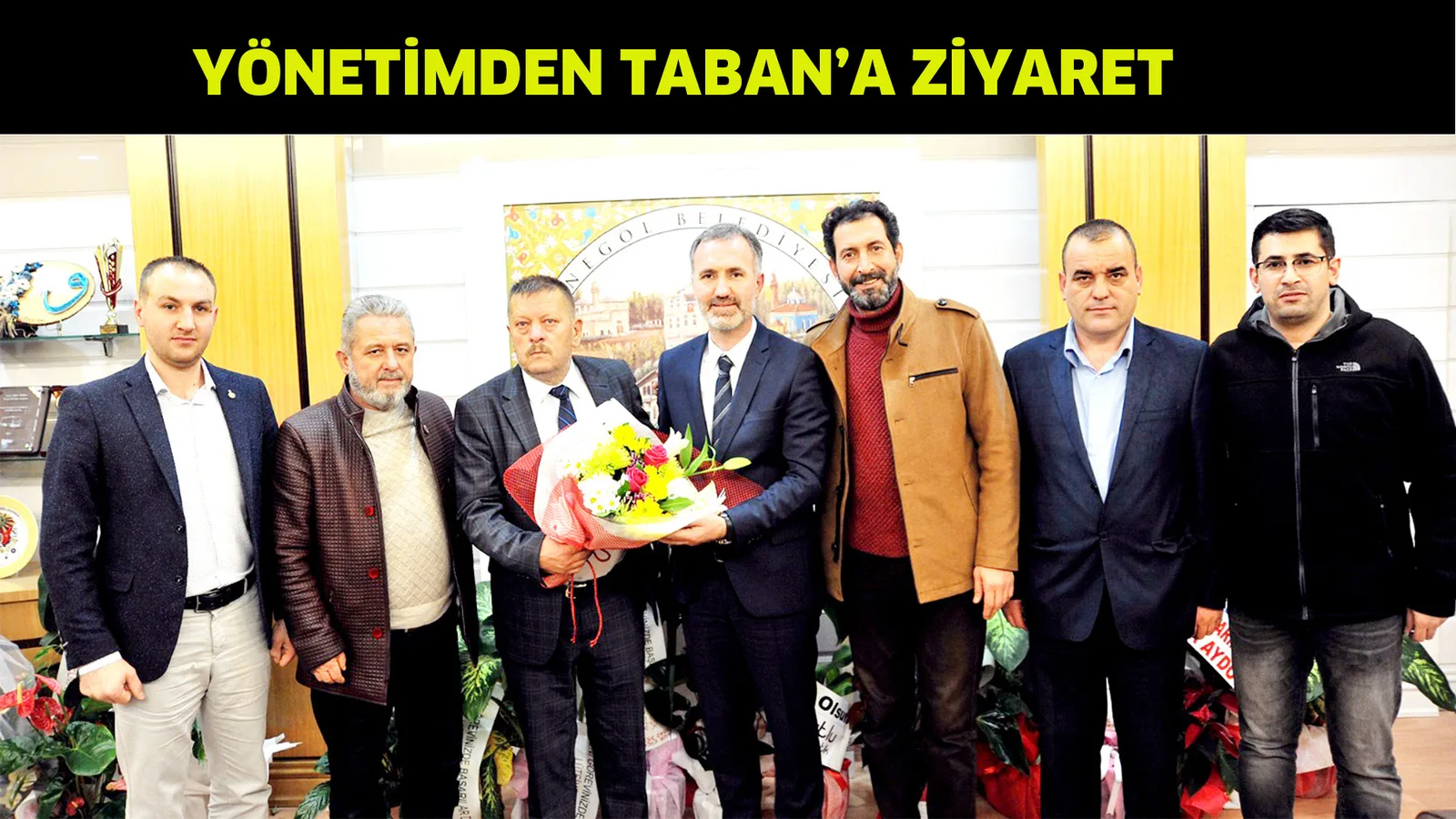 Yönetimden Taban'a ziyaret