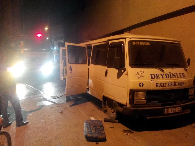 Osmanbey Caddesi’nde korkutan yangın