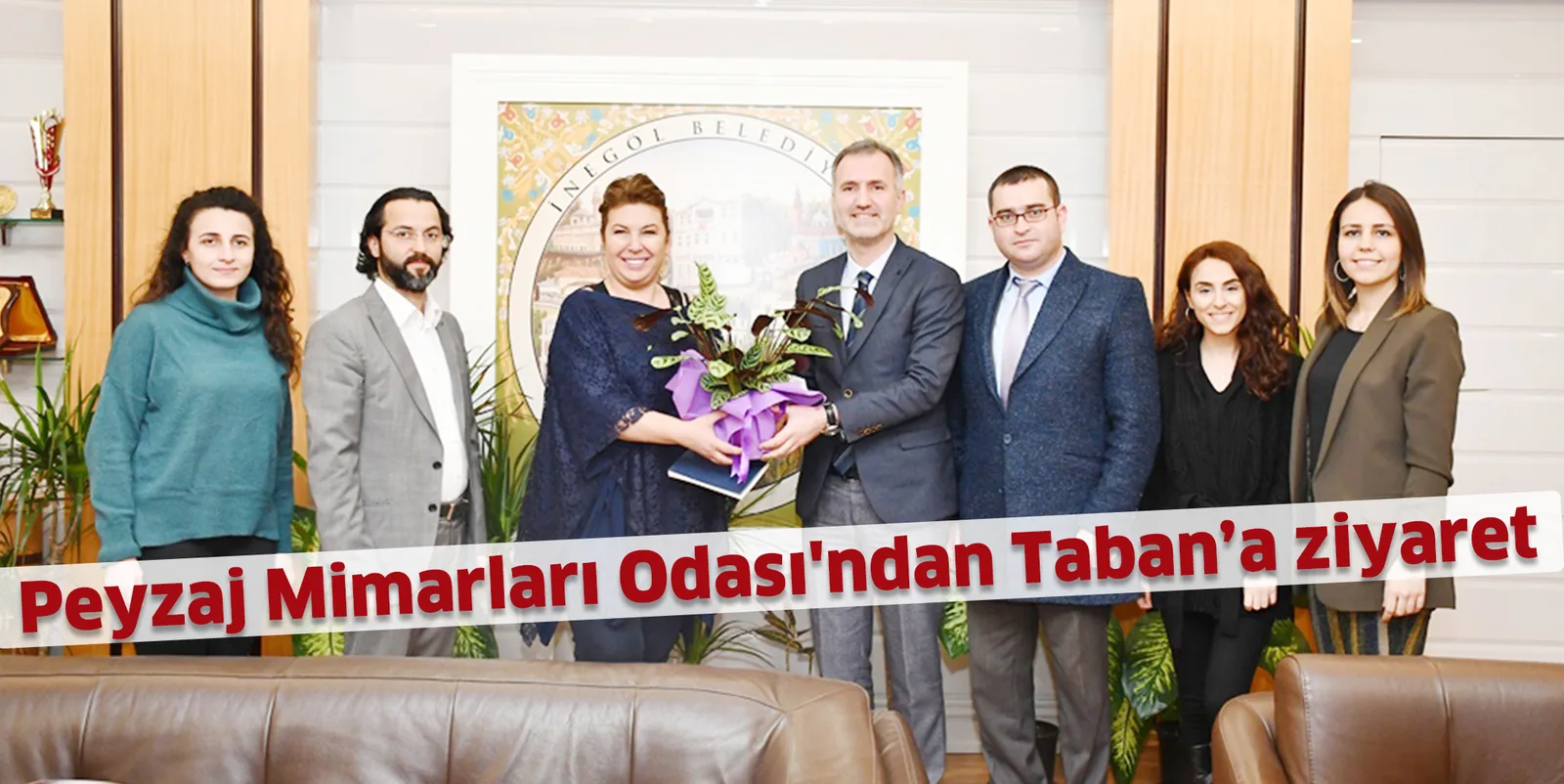 Peyzaj Mimarları Odası'ndan Taban’a ziyaret
