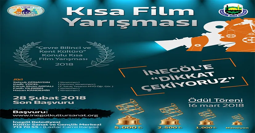 İnegöl kısa film yarışması başlıyor