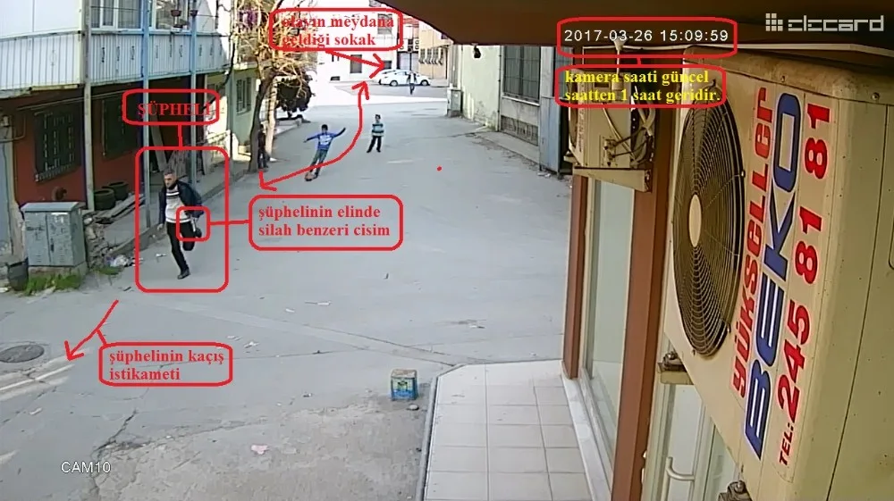12 Yaşında Kızın Telefonunu Kapkaç Yapan Zanlıyı Güvenlik Kamerası Ele Verdi