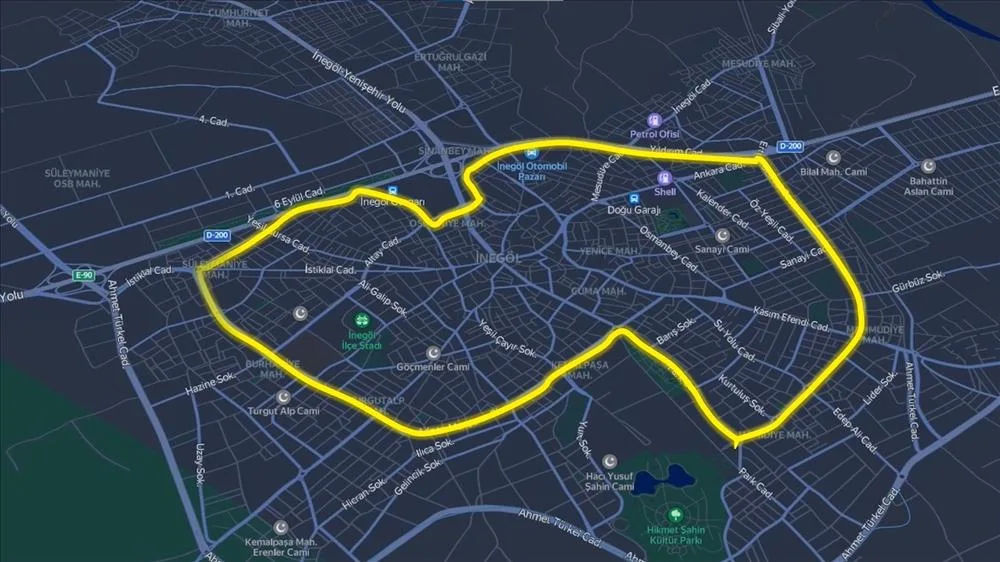 İnegöl'e elektrikli otobüs ya da trambüs hattı geliyor