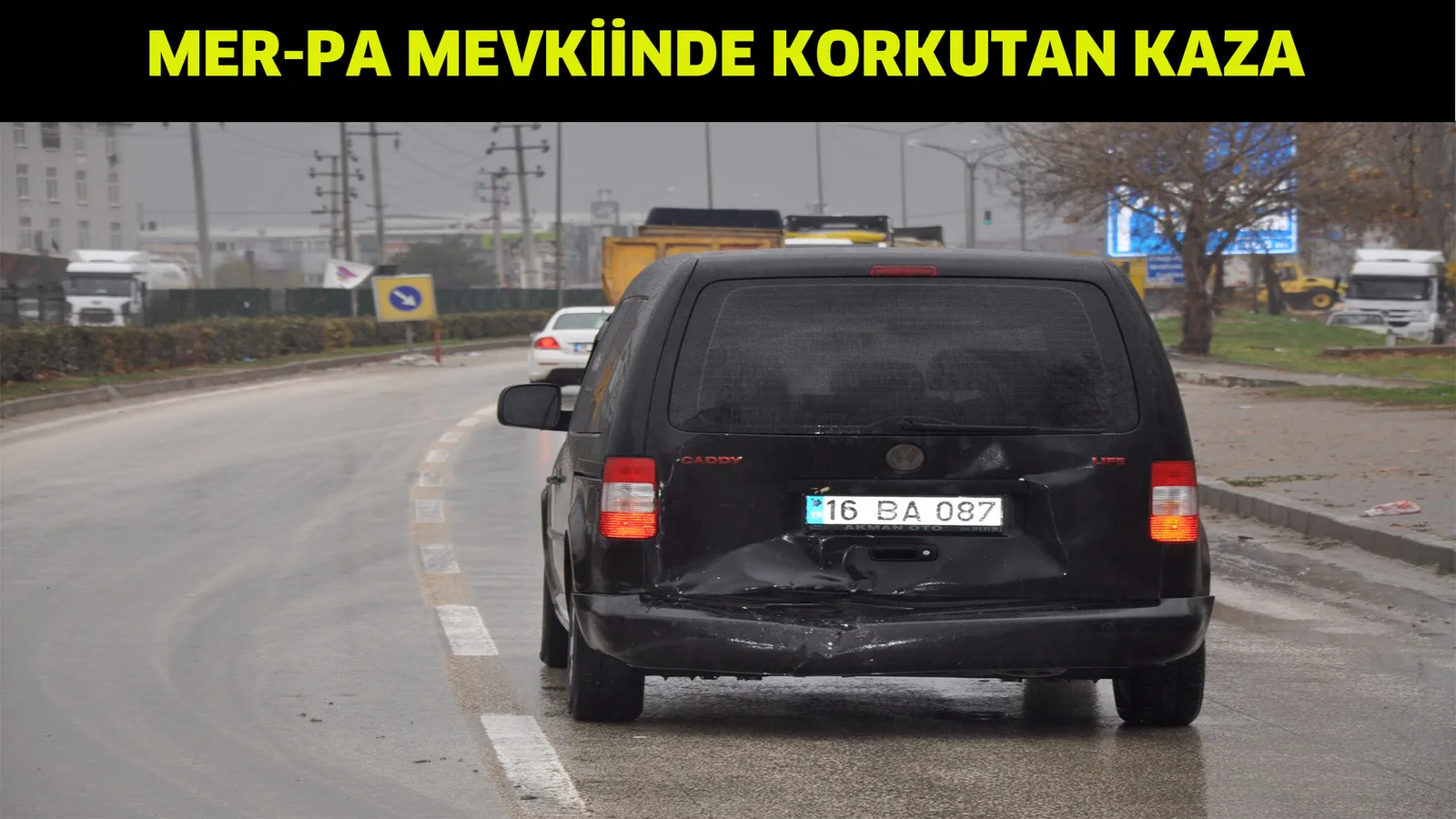 Mer-Pa mevkiinde Korkutan Kaza