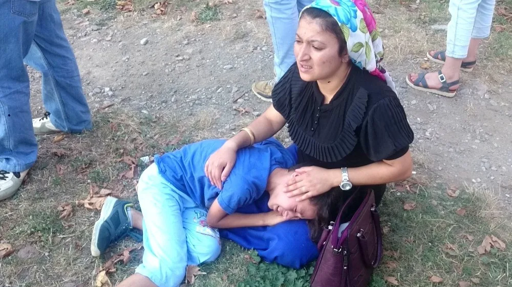 13 Metrelik Burca Çıkan Çocuk Yere Çakıldı