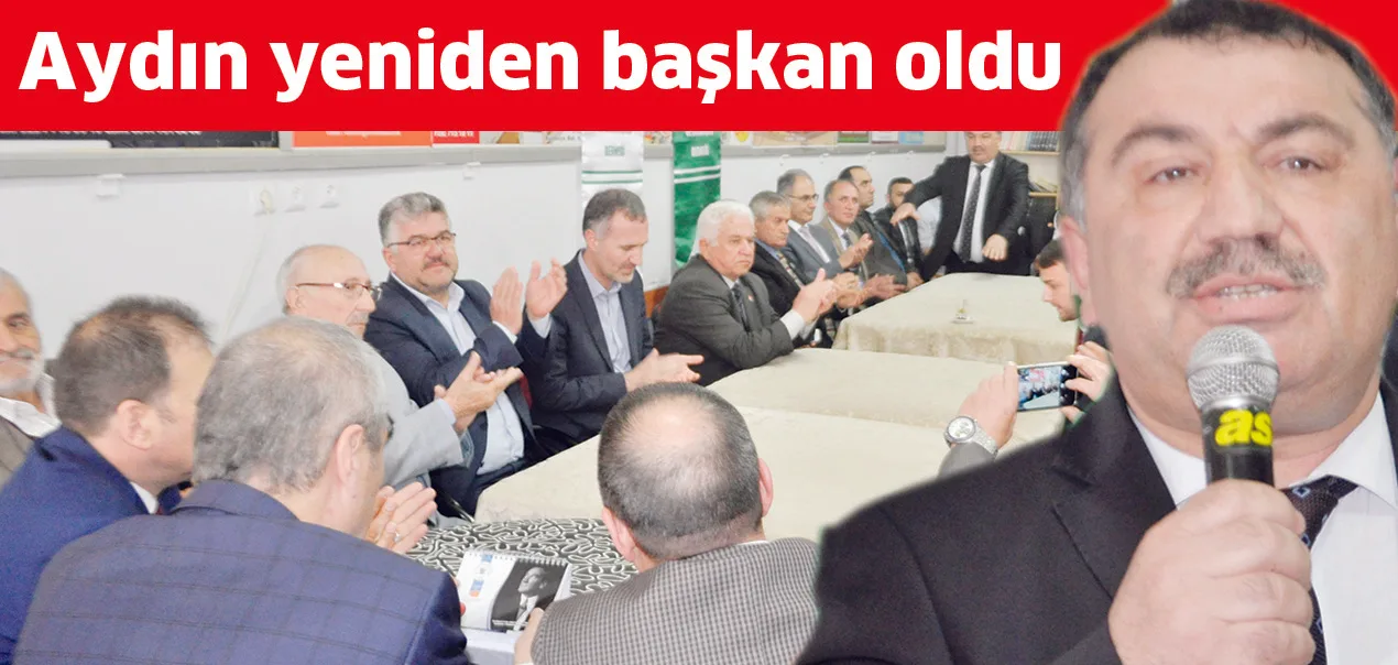 Aydın yeniden başkan oldu
