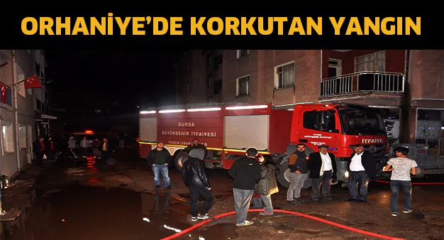 Orhaniye'de Korkutan yangın