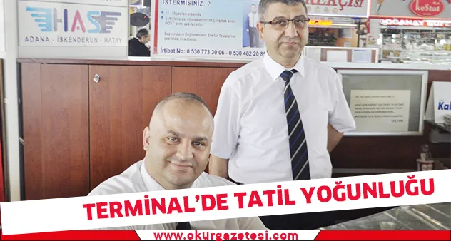 Terminalde tatil yoğunluğu