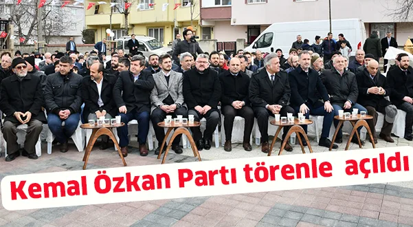 Kemal Özkan Parkı törenle açıldı