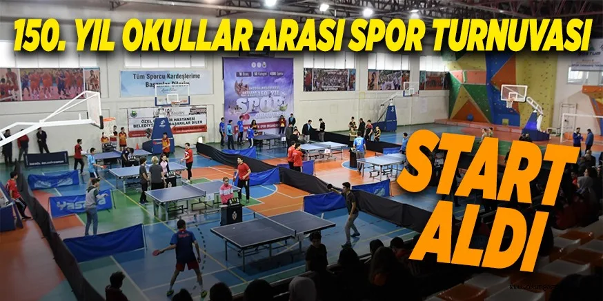150. YIL OKULLAR ARASI SPOR TURNUVASI START ALDI