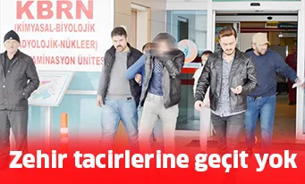 Zehir tacirlerine geçit yok