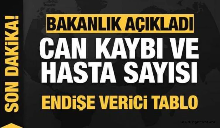 19 Kasım koronavirüs tablosu! Hasta, ölü sayısı ve son durum açıklandı