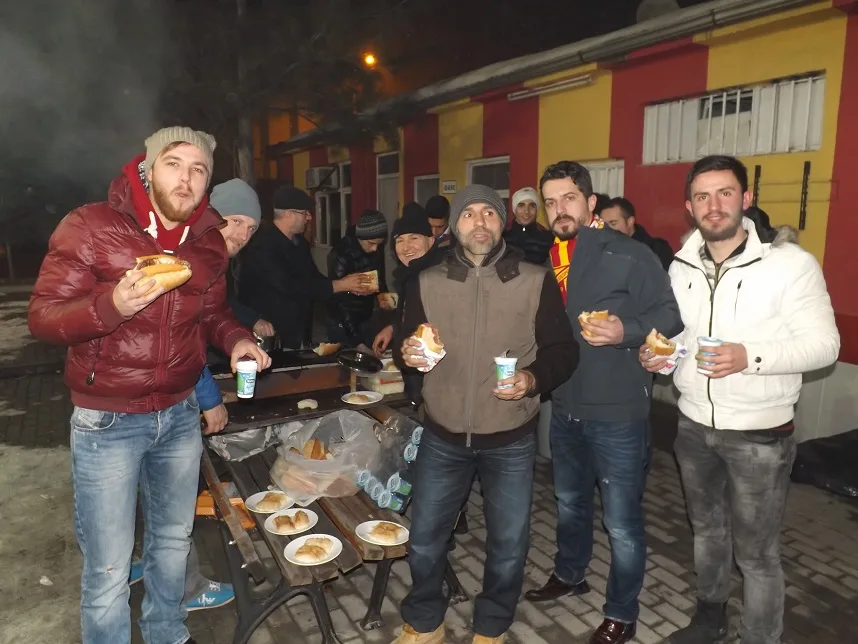 Kafkasspor maçı öncesi moral dopingi