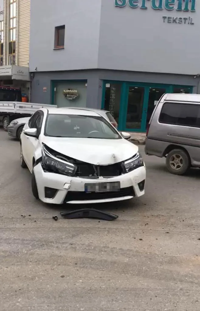 İnegöl'de zincirleme kaza