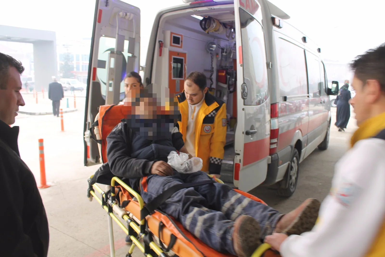 ZAMANLA YARIŞINCA Kaza beraberinde geldi
