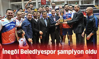 İnegöl Belediyespor şampiyon oldu