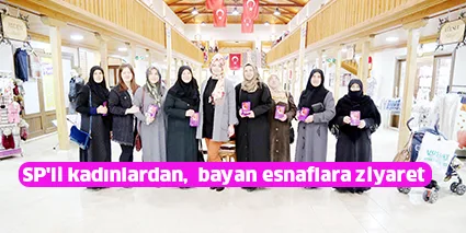SP'li kadınlardan, bayan esnaflara ziyaret