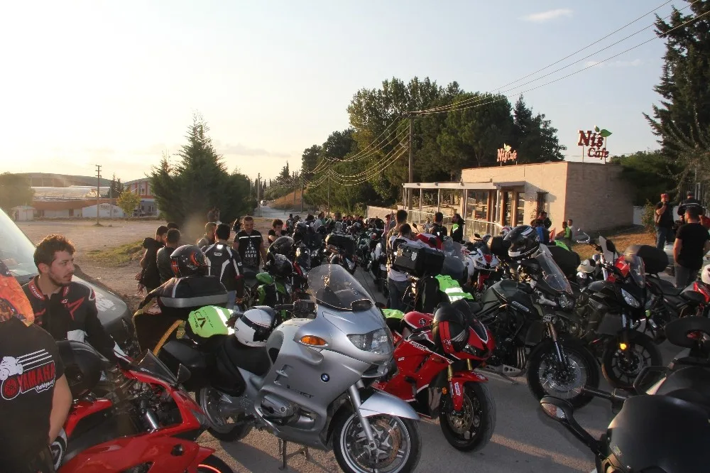200 Motorcu Şehir Turu Atarak 30 Ağustos Zafer Bayramını Kutladı