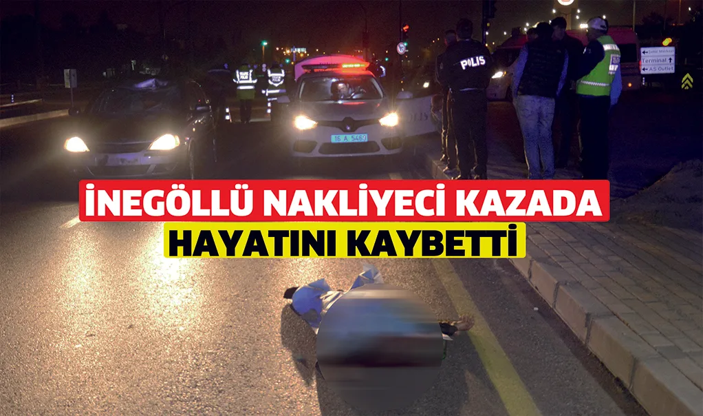 İnegöllü nakliyeci kazada hayatını kaybetti
