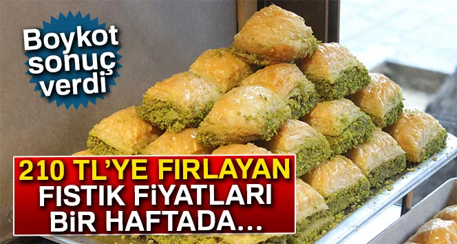 210 TL'ye fırlayan fiyatlar bir haftada...