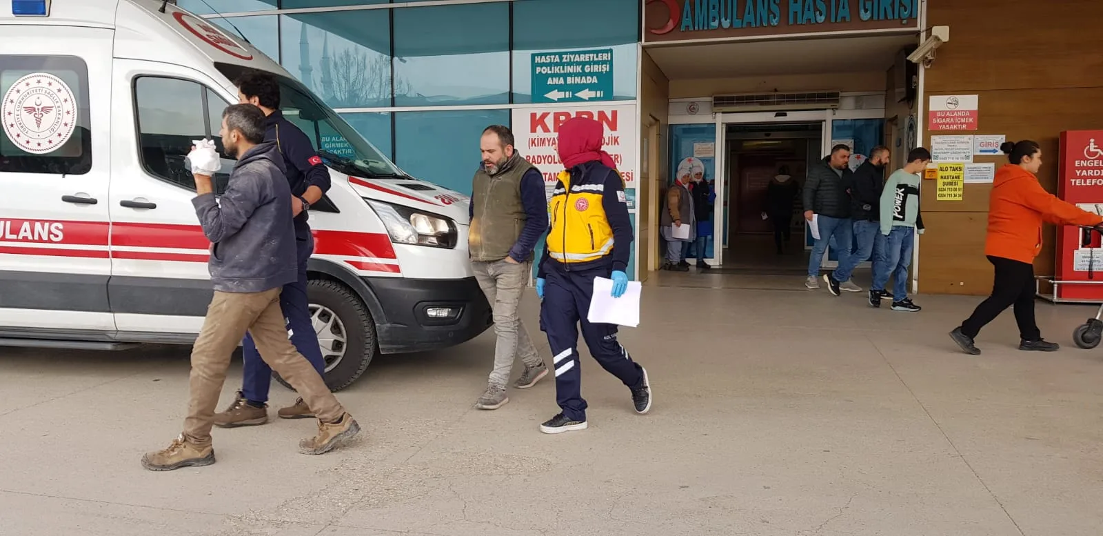 İnegöl'de feci olay, parmaklarını makineye kaptırdı