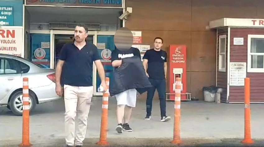 İnegöl'de hastanede bir kişiye silah çeken kişi tutuklandı