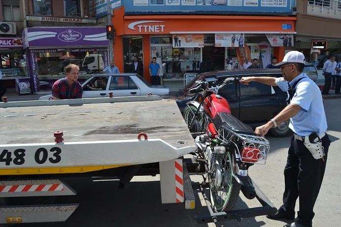 111 araç trafikten men edildi