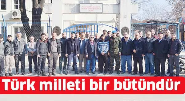 Türk milleti bir bütündür.