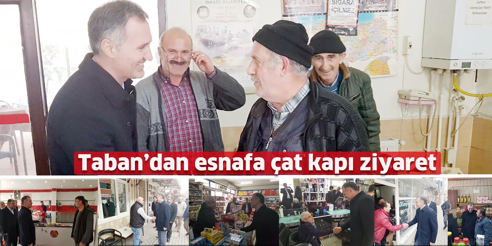 Taban’dan esnafa çat kapı ziyaret