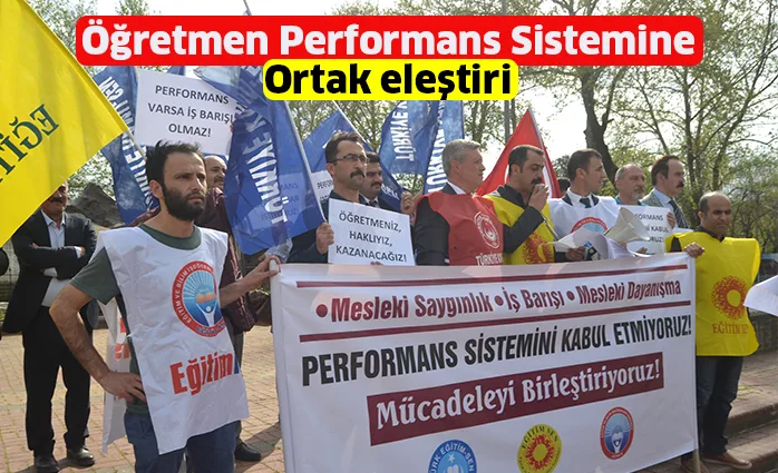 Öğretmen Performans Sistemine ortak eleştiri