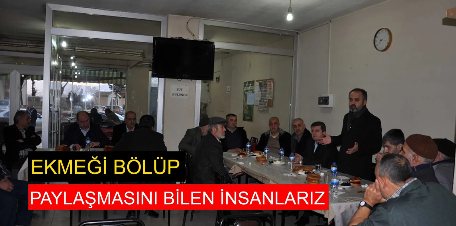 EKMEĞİ BÖLÜP PAYLAŞMASINI BİLEN İNSANLARIZ