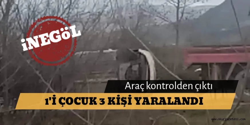 3 KİŞİ YARALANDI