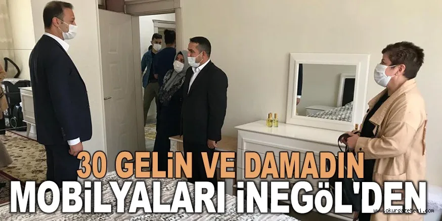 30 GELİN VE DAMADIN MOBİLYALARI İNEGÖL'DEN