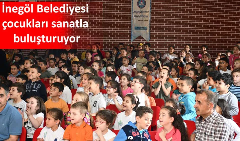 İnegöl Belediyesi çocukları sanatla buluşturuyor