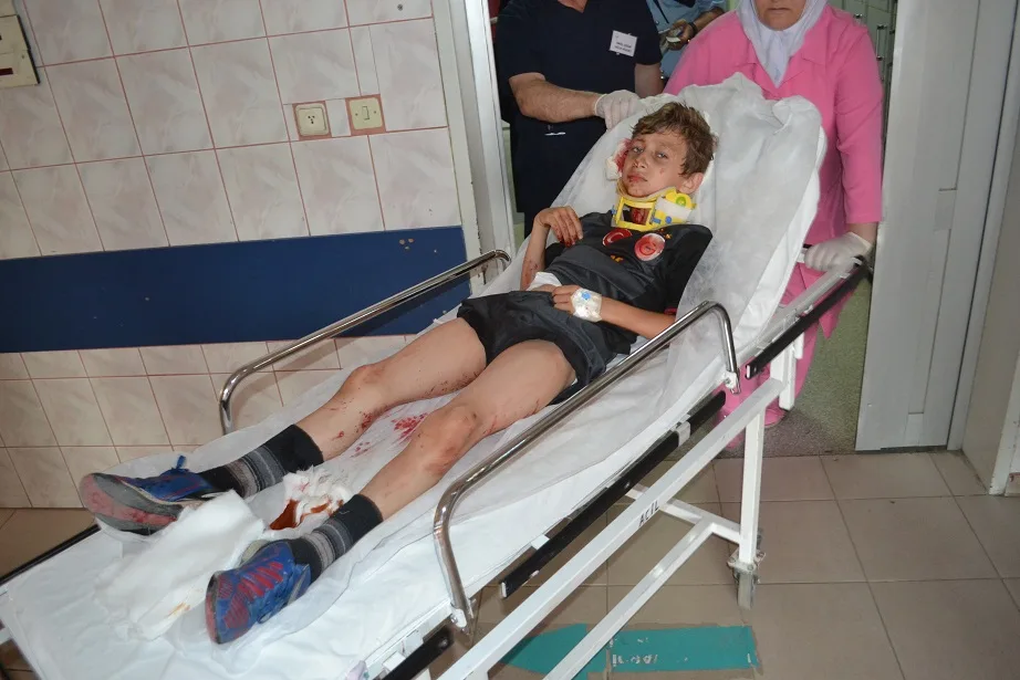 Vicdansız sürücü çarpıp kaçtı