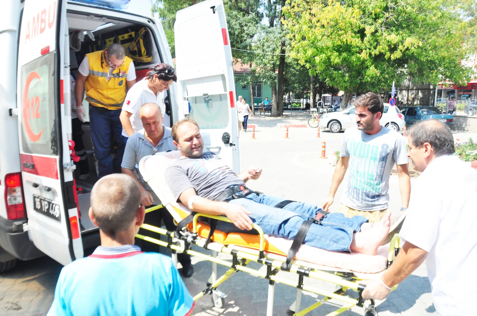 Vicdansız sürücü çarpıp kaçtı