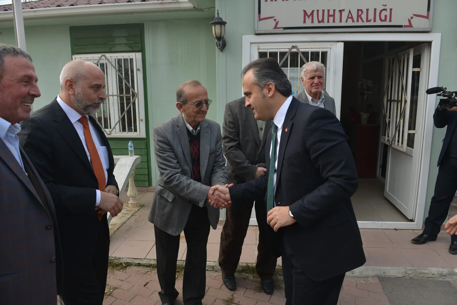 Aktaş'tan yeni muhtara ziyaret