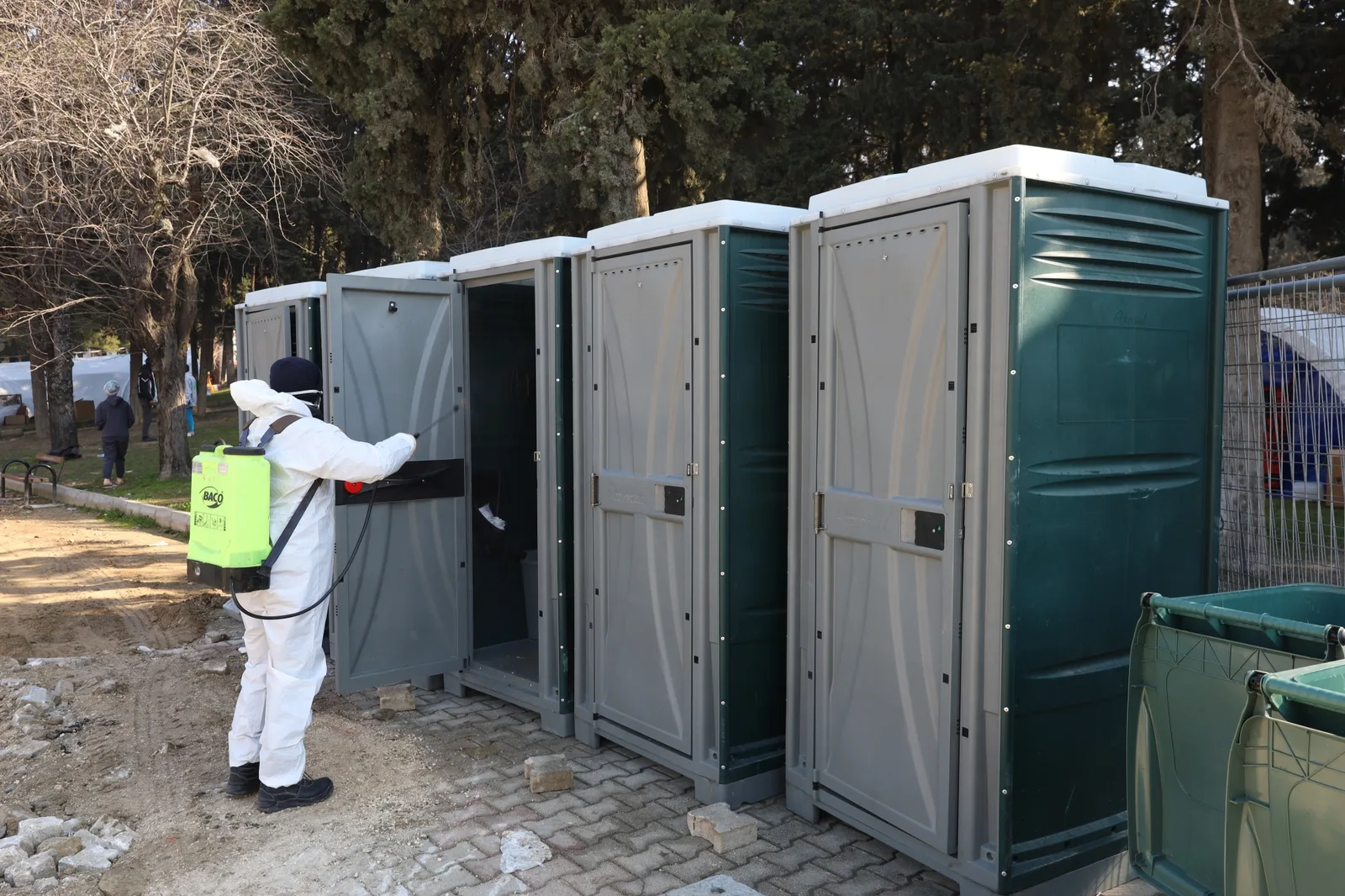 Deprem bölgesinde hijyen seferberliği