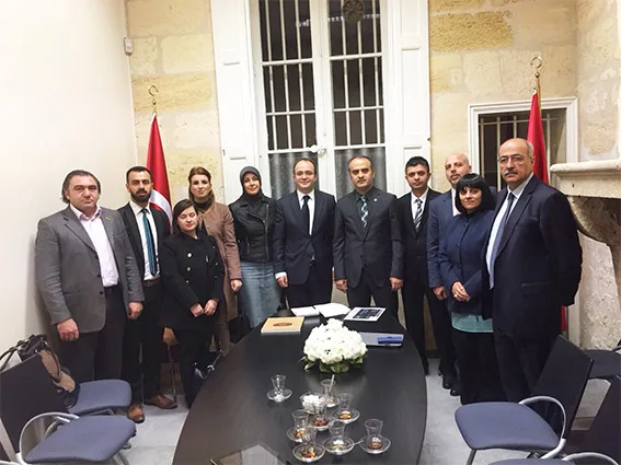 Cenon Belediyesine iade-i ziyaret