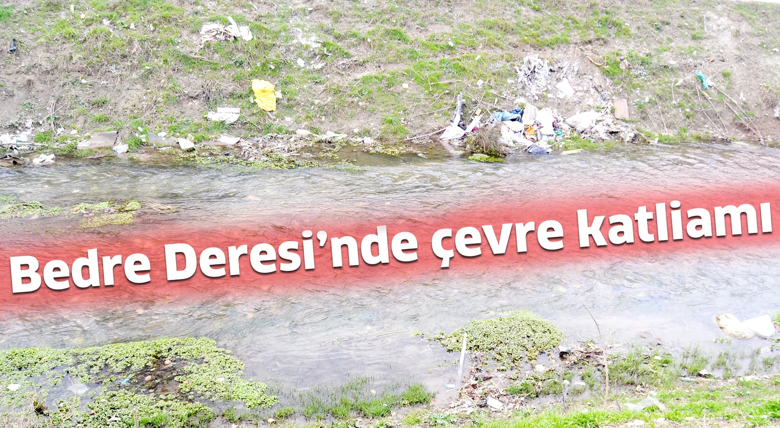 Bedre Deresi’nde çevre katliamı